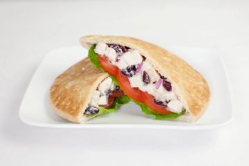 HORSERADISH AND CRANBERRY CHICKEN SALAD PITA